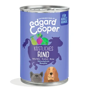 Online Kaufen Sparpaket 24 x 400 g Edgard & Cooper Adult Rind Hunde Nassfutter